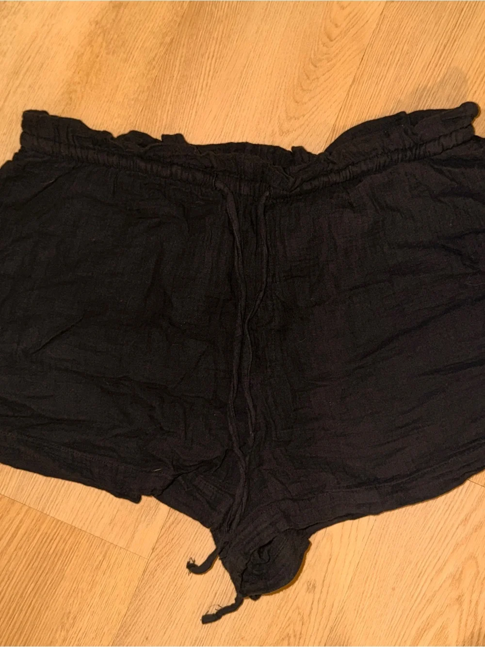 Universal Thread Black Women's Lightweight Drawstring Shorts